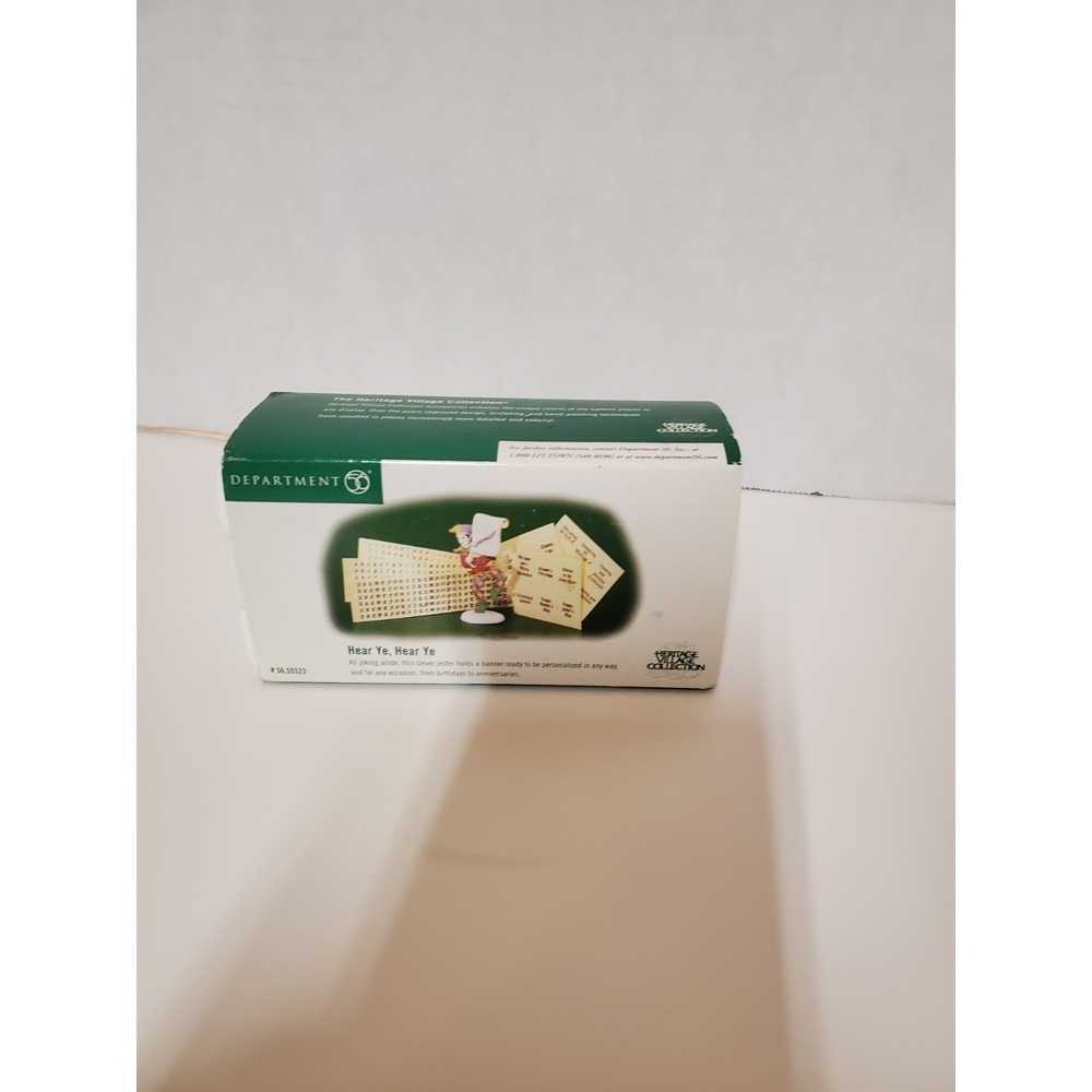 DEPT 56‎ HEAR YE, HEAR YE GENERAL VILLAGE ACCESSORY 56.55523 NEW IN BOX